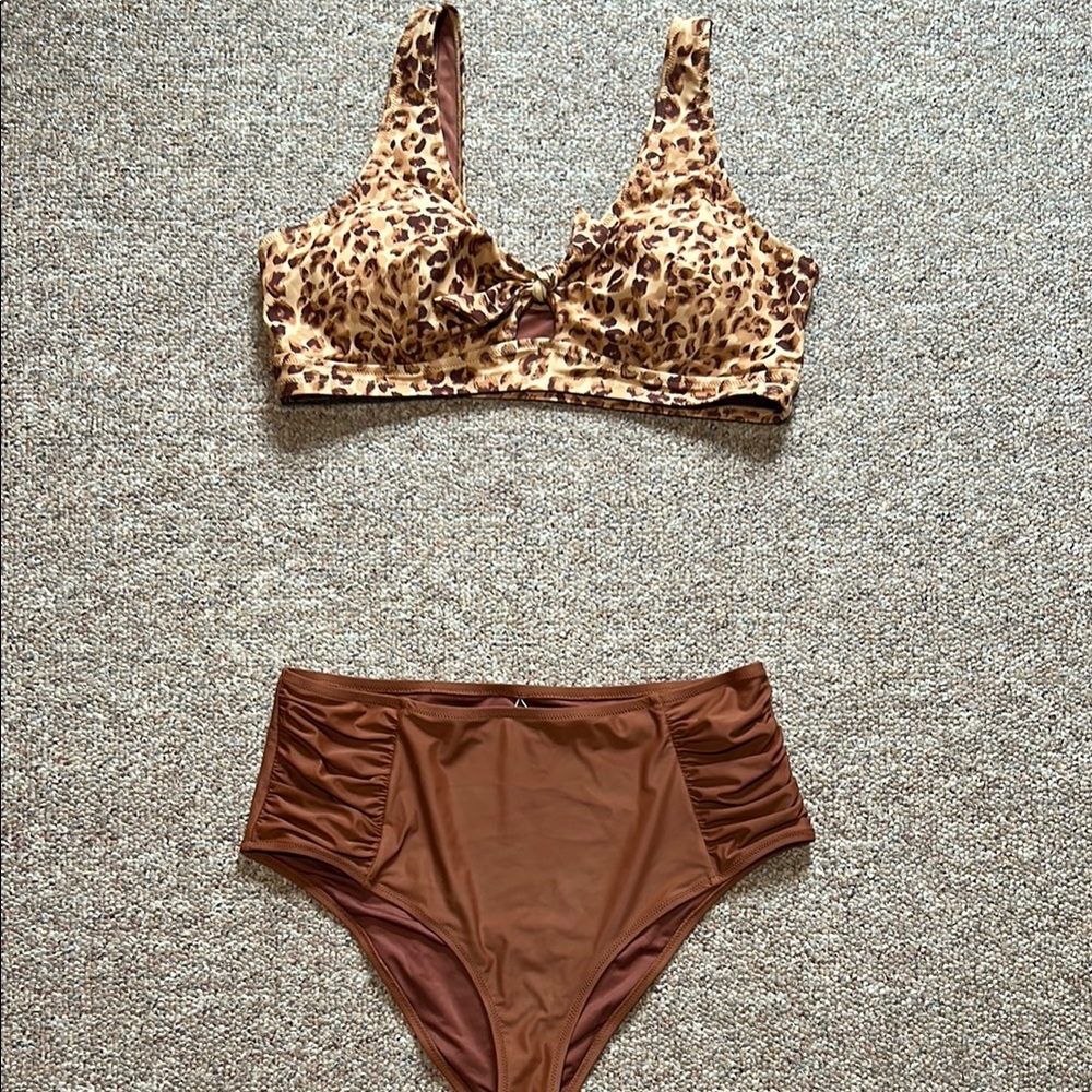 Leopard Print Bikini Set - Picture 2 of 14
